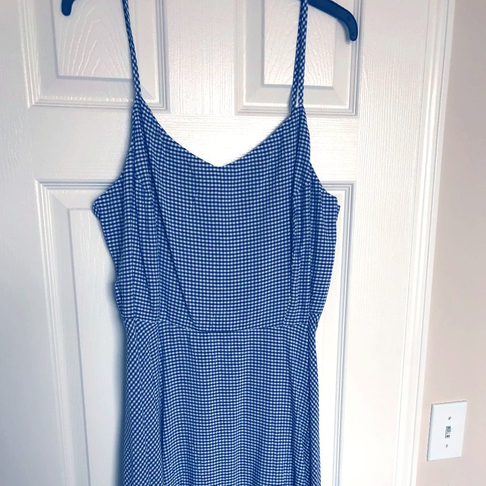 XL TALL Old Navy Gingham Spaghetti Strap Sundress
